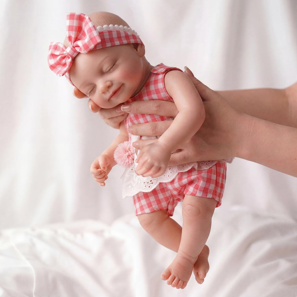 Silicone Baby Doll, 16 Inch Lifelike Reborn Dolls with Accessories