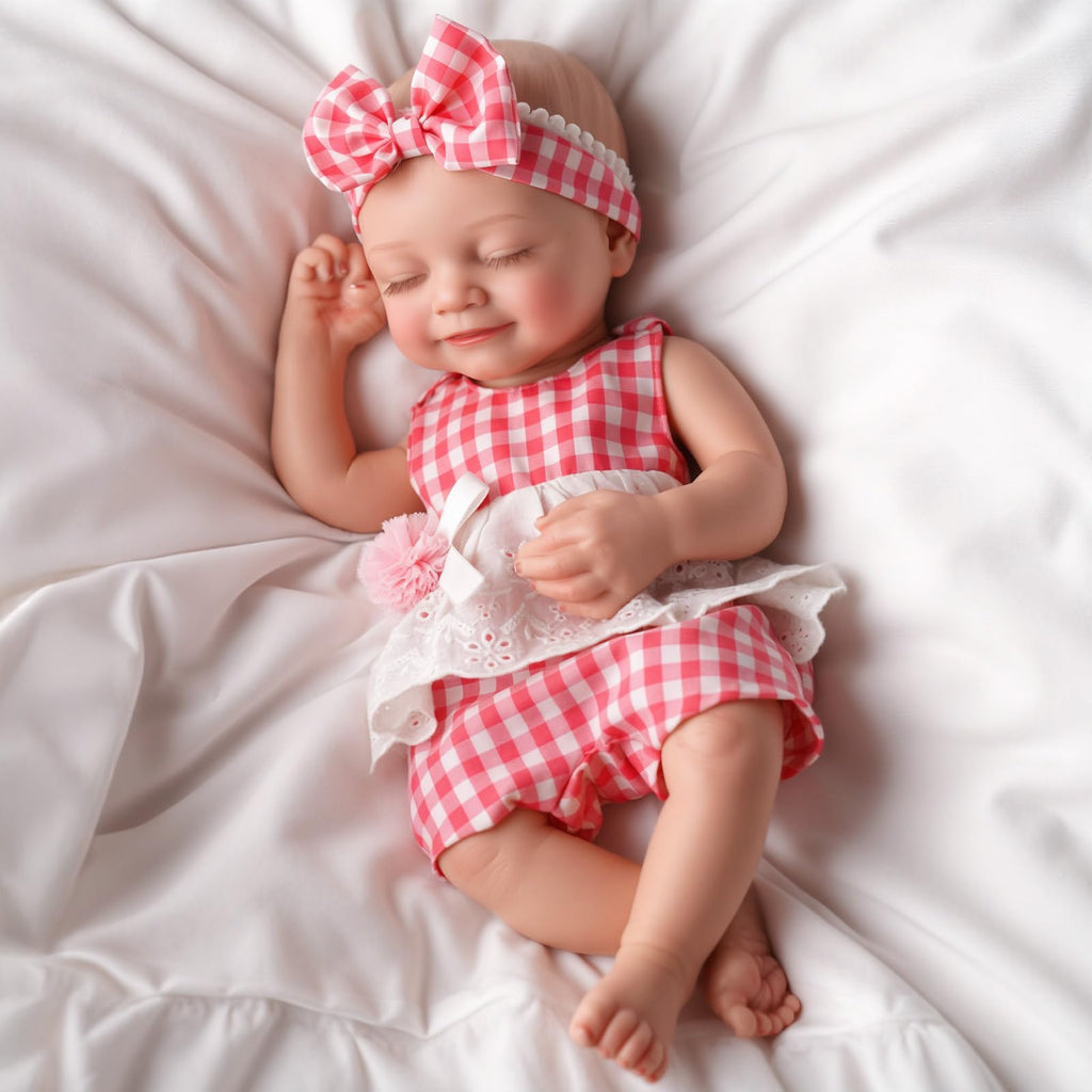 Silicone Baby Doll, 16 Inch Lifelike Reborn Dolls with Accessories