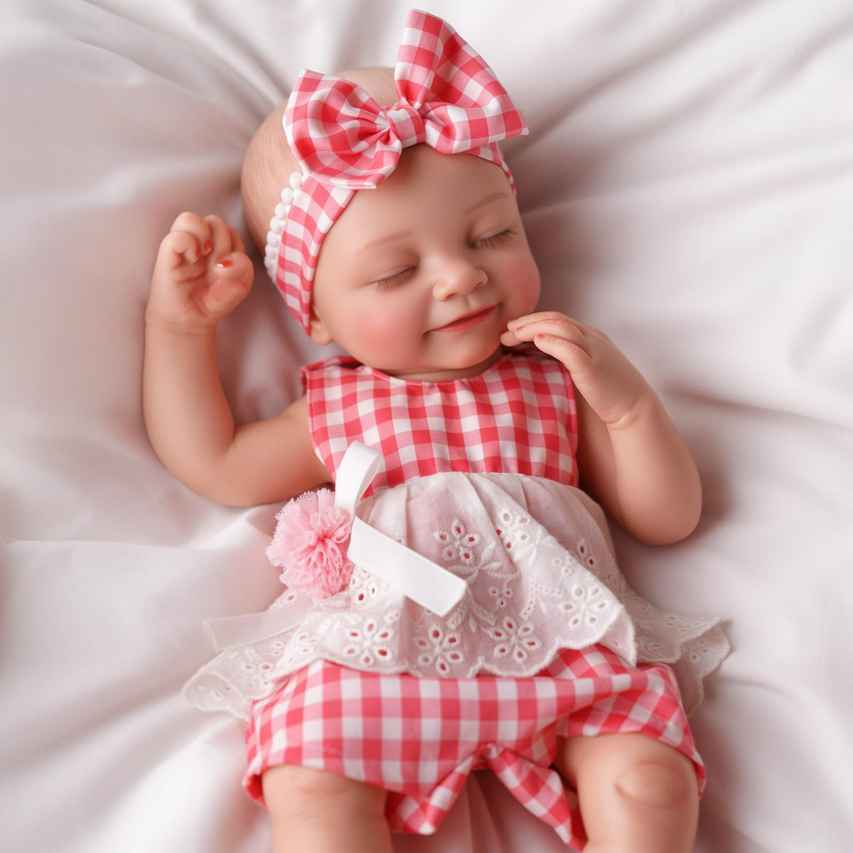 Silicone Baby Doll, 16 Inch Lifelike Reborn Dolls with Accessories