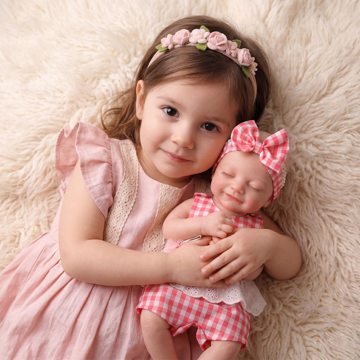 Silicone Baby Doll, 16 Inch Lifelike Reborn Dolls with Accessories