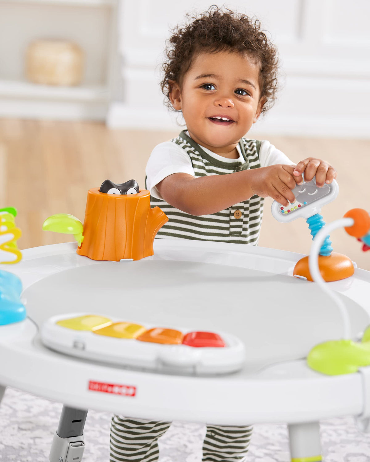 Baby Activity Center: Interactive Play Center with 3-Stage Grow-with-Me Functionality, 4mo+, Explore & More