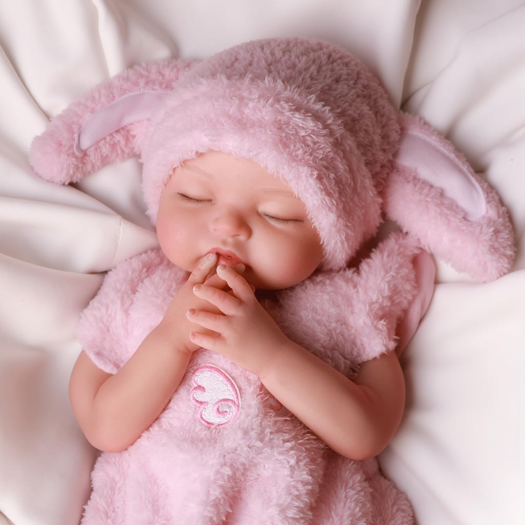 Silicone Baby Doll 16Inch Reborn Dolls with Weighted Lifelike Feel