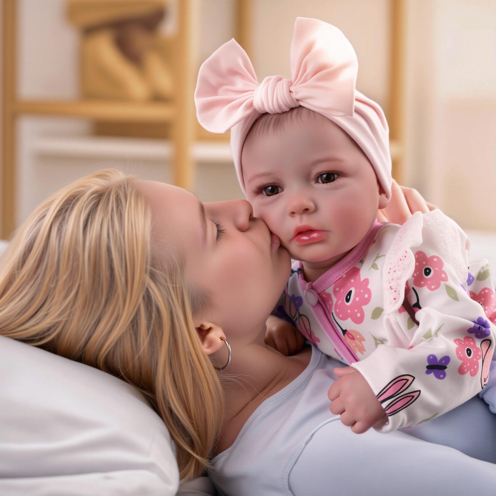 Reborn Baby Dolls - 20-inch Cute Soft Vinyl Realistic Baby Doll Real Life Baby Dolls with Complete Accessories Perfect for Cuddling, Playtime, and Gift Giving
