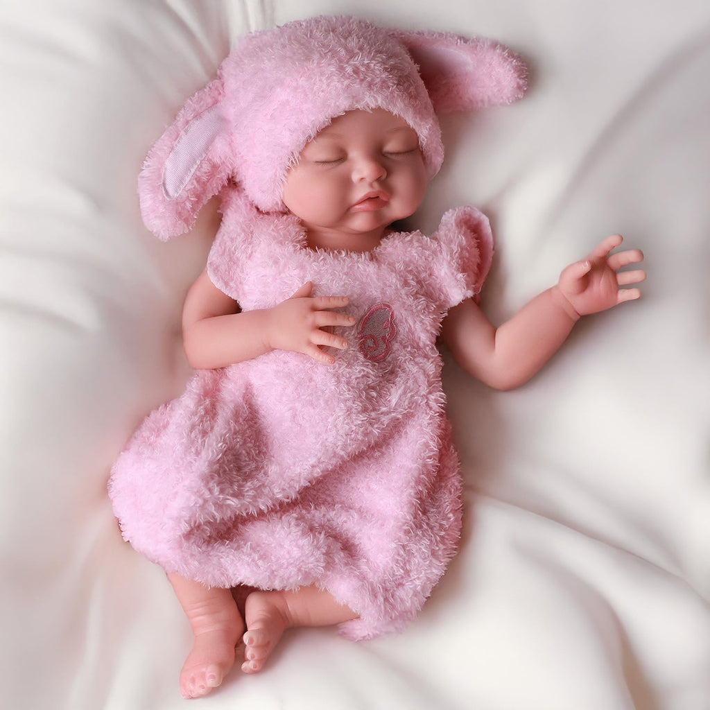 Silicone Baby Doll 16Inch Reborn Dolls with Weighted Lifelike Feel
